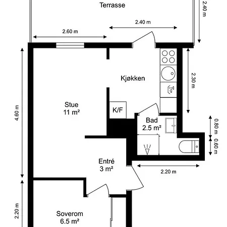 Appartamento Koselig Ved Solsiden, Med Terrasse! *